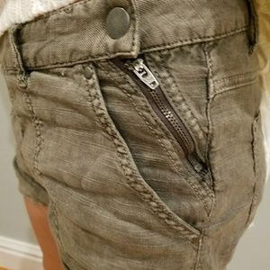 Free People Shorts - FREE PEOPLE khaki green shorts Free People Shorts - FREE PEOPLE khaki green shorts